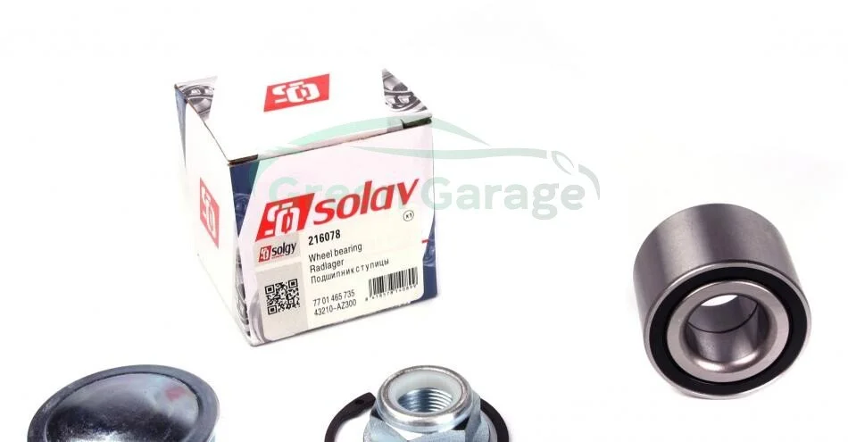 Підшипник маточини (ремкомплект) SOLGY 216078 (фото 1)