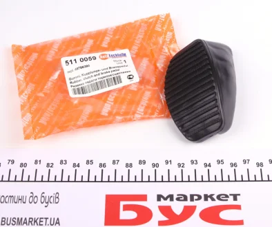 Гумка педалі гальма / зчеплення AUTOTECHTEILE 511 0059