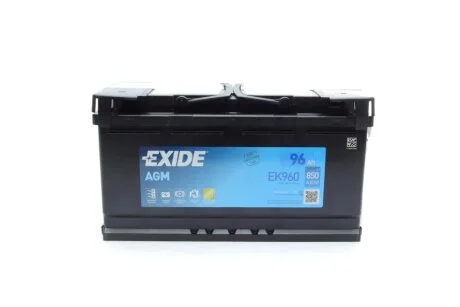 Акумулятор 96Ah-12v Exide AGM (353х175х190),R,EN850 EXIDE EK960