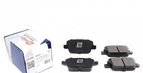 Комплект гальмівних колодок SOLGY 209115