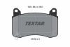 Комплект гальмівних колодок TEXTAR 2615201 (фото 7)