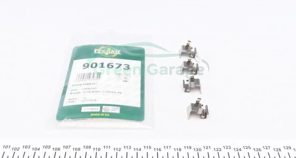 Комплект приладдя, накладка дискового гальма FRENKIT 901673 (фото 1)