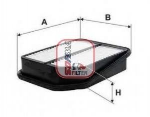 Фільтр повітряний SOFIMA S 3725 A