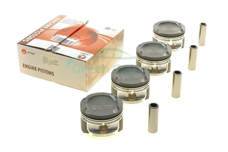Поршень Daewoo Nexia 1.5 16V 97- (76.50mm/STD) (к-кт 4 шт) AMP PXDAE4A3548000 (фото 1)