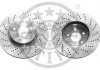 TARCZA HAMULCOWA MERCEDES-BENZ: C-CLASS (W204), C-CLASS COUPE (C204), C-CLASS T-MODEL (S204) 07-11 PRZOD POW SZT OPTIMAL BS8218HC (фото 1)