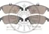 KLOCKI HAMULCOWE MERCEDES-BENZ C-CLASS (W204), C-CLASS COUPE (C204), C-CLASS T-MODEL (S204), 07-14 PRZOD SZT OPTIMAL BP12453 (фото 2)