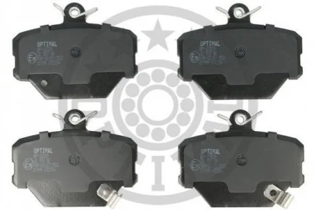KLOCKI HAMULCOWE SMART CABRIO (450), CITY-COUPE (450), CROSSBLADE (450), FORTWO CABRIO (450) 98-12 PRZOD SZT OPTIMAL BP10329