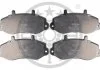 KLOCKI HAMULCOWE OPEL MOVANO BOX (X70), MOVANO COMBI (X70), MOVANO DUMP TRUCK (X70), MOVANO 98-10 PRZOD SZT OPTIMAL BP10270 (фото 1)