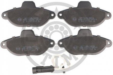 KLOCKI HAMULCOWE FIAT PUNTO (176_), PUNTO (188_), PUNTO CONVERTIBLE (176_), PUNTO VAN (176_) 93-10 PRZOD SZT OPTIMAL BP09898