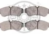 KLOCKI HAMULCOWE NISSAN ALMERA MK II (N16), PRIMERA (P10), PRIMERA (P11), PRIMERA HATCHBACK 90-06 PRZOD SZT OPTIMAL BP09689 (фото 2)