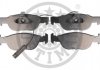 KLOCKI HAMULCOWE FIAT BRAVA (182_), BRAVO I (182_), MAREA (185_), MAREA WEEKEND (185_) LANC 93-02 PRZOD SZT OPTIMAL BP10072 (фото 1)