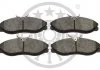 KLOCKI HAMULCOWE FORD MAVERICK (UDS, UNS), MAVERICK VAN NISSAN LARGO (C23), TERRANO II VAN 91-07 PRZOD SZT OPTIMAL BP09901 (фото 2)