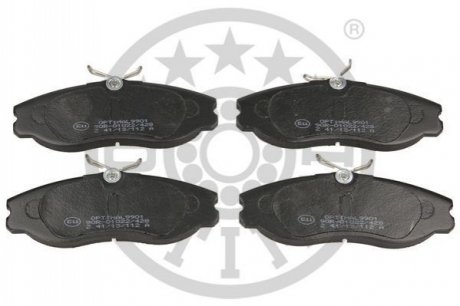 KLOCKI HAMULCOWE FORD MAVERICK (UDS, UNS), MAVERICK VAN NISSAN LARGO (C23), TERRANO II VAN 91-07 PRZOD SZT OPTIMAL BP09901