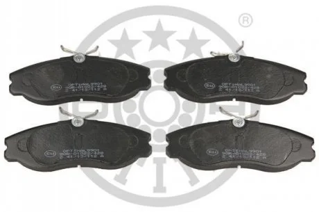 KLOCKI HAMULCOWE FORD MAVERICK (UDS, UNS), MAVERICK VAN NISSAN LARGO (C23), TERRANO II VAN 91-07 PRZOD SZT OPTIMAL BP09901