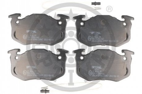 KLOCKI HAMULCOWE RENAULT CLIO (B/C57_, 5/357_), CLIO I BOX (S57_), EXTRA VAN (F40_, G40_), 84-07 PRZOD SZT OPTIMAL BP09397