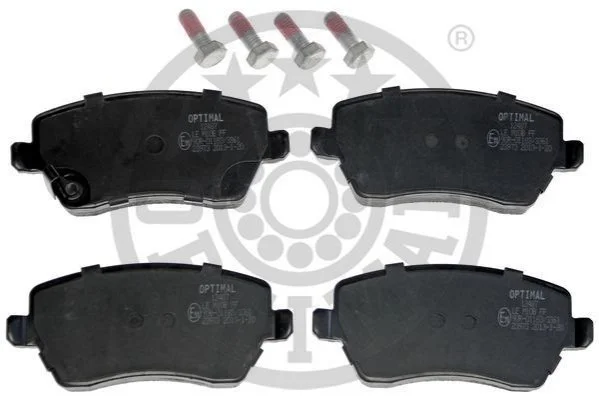 KLOCKI HAMULCOWE OPEL AGILA (B) (H08) SUZUKI SPLASH (EX), SWIFT III (MZ, EZ) VAUXHALL AGIL 05-14 PRZOD SZT OPTIMAL BP12487 (фото 1)