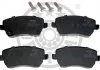 KLOCKI HAMULCOWE OPEL AGILA (B) (H08) SUZUKI SPLASH (EX), SWIFT III (MZ, EZ) VAUXHALL AGIL 05-14 PRZOD SZT OPTIMAL BP12487 (фото 1)