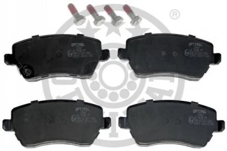 KLOCKI HAMULCOWE OPEL AGILA (B) (H08) SUZUKI SPLASH (EX), SWIFT III (MZ, EZ) VAUXHALL AGIL 05-14 PRZOD SZT OPTIMAL BP12487