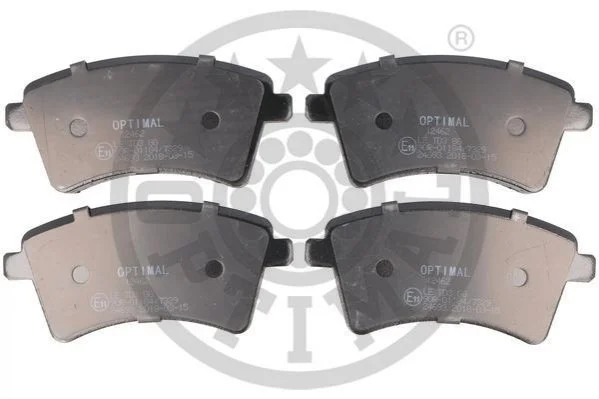 KLOCKI HAMULCOWE RENAULT KANGOO / GRAND KANGOO (KW0/1_), KANGOO BE BOP (KW0/1_), KANGOO EXPR 08> PRZOD SZT OPTIMAL BP12462 (фото 1)