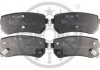 KLOCKI HAMULCOWE HYUNDAI ACCENT III (MC), ACCENT III SALOON (MC), I20 (PB, PBT), I30 (FD), I 04-15 TYL SZT OPTIMAL BP12354 (фото 1)