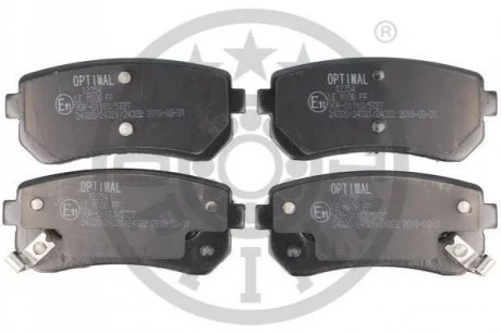 KLOCKI HAMULCOWE HYUNDAI ACCENT III (MC), ACCENT III SALOON (MC), I20 (PB, PBT), I30 (FD), I 04-15 TYL SZT OPTIMAL BP12354
