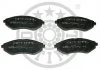 KLOCKI HAMULCOWE CHEVROLET AVEO / KALOS HATCHBACK (T200), AVEO / KALOS SALOON (T200), KALOS, 02> PRZOD SZT OPTIMAL BP12154 (фото 1)