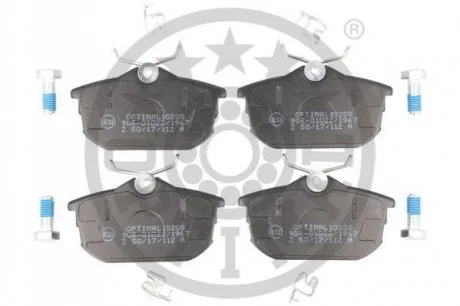 KLOCKI HAMULCOWE MITSUBISHI CARISMA (DA_), CARISMA SALOON (DA_), COLT CZC CONVERTIBLE (RG), 95-12 TYL SZT OPTIMAL BP10208