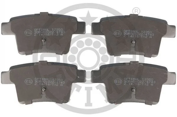 KLOCKI HAMULCOWE FORD MONDEO MK III (B5Y), MONDEO MK III SALOON (B4Y), MONDEO MK III TURNIER 00-09 TYL SZT OPTIMAL BP12350 (фото 1)