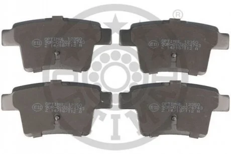 KLOCKI HAMULCOWE FORD MONDEO MK III (B5Y), MONDEO MK III SALOON (B4Y), MONDEO MK III TURNIER 00-09 TYL SZT OPTIMAL BP12350
