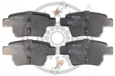 KLOCKI HAMULCOWE CITROËN C4 COUPE (LA_), C4 I (LC_), C4 I SALOON PEUGEOT 207 (WA_, WC_), 20 00-11 TYL SZT OPTIMAL BP12388