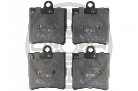 KLOCKI HAMULCOWE CHRYSLER CROSSFIRE, CROSSFIRE ROADSTER MERCEDES-BENZ C-CLASS (W202), C-CLA 95-11 TYL SZT OPTIMAL BP10271