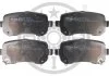 KLOCKI HAMULCOWE CHRYSLER GRAND VOYAGER V (RT) DODGE CARAVAN, GRAND CARAVAN, JOURNEY FIAT 03-14 TYL SZT OPTIMAL BP12570 (фото 1)