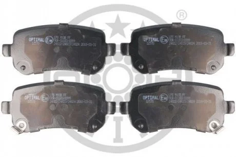 KLOCKI HAMULCOWE CHRYSLER GRAND VOYAGER V (RT) DODGE CARAVAN, GRAND CARAVAN, JOURNEY FIAT 03-14 TYL SZT OPTIMAL BP12570