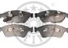 KLOCKI HAMULCOWE AUDI A6 (4F2 C6) A6 AVANT (4F5 C6) A8 (4E2 4E8) VW PHAETON (3D1 3D2 3D3 02-16 PRZOD SZT OPTIMAL BP12498 (фото 1)