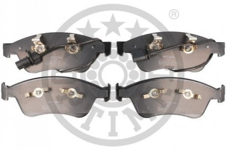 KLOCKI HAMULCOWE AUDI A6 (4F2 C6) A6 AVANT (4F5 C6) A8 (4E2 4E8) VW PHAETON (3D1 3D2 3D3 02-16 PRZOD SZT OPTIMAL BP12498