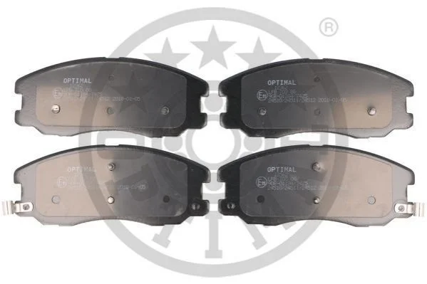 KLOCKI HAMULCOWE CHEVROLET CAPTIVA (C100, C140) OPEL ANTARA (L07) VAUXHALL ANTARA (L07) 06-15 PRZOD SZT OPTIMAL BP12362 (фото 1)
