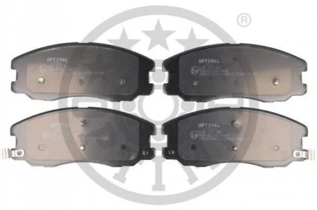 KLOCKI HAMULCOWE CHEVROLET CAPTIVA (C100, C140) OPEL ANTARA (L07) VAUXHALL ANTARA (L07) 06-15 PRZOD SZT OPTIMAL BP12362