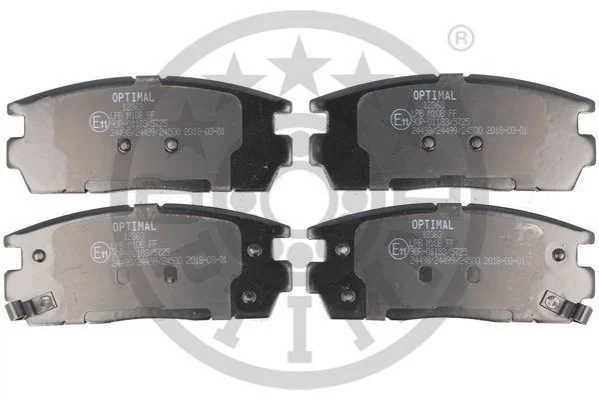 KLOCKI HAMULCOWE CHEVROLET CAPTIVA (C100, C140) OPEL ANTARA (L07) VAUXHALL ANTARA (L07) 06-15 TYL SZT OPTIMAL BP12363 (фото 1)
