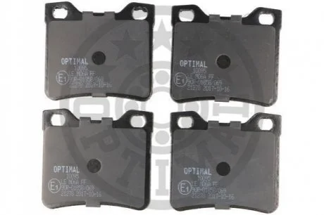 KLOCKI HAMULCOWE PEUGEOT 406 (8B),406 COUPE (8C),406 ESTATE (8E/F),605 (6B),607 (9D,9U) 89-06 TYL SZT OPTIMAL BP10095