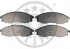 KLOCKI HAMULCOWE NISSAN NAVARA (D22), NAVARA PLATFORM/CHASSIS (D22), PICK UP (D22) 97-05 PRZOD SZT OPTIMAL BP12402 (фото 1)