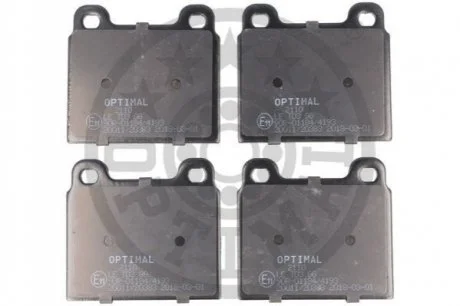 KLOCKI HAMULCOWE ALFA ROMEO 1750-2000 (105_), GIULIA (105_), GT (105_), MONTREAL (55-93 PRZOD SZT OPTIMAL BP02110