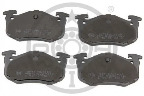 KLOCKI HAMULCOWE CITROËN SAXO (S0, S1), XSARA (N1), XSARA BOX BODY / HATCHBACK (N3 83-05 TYL SZT OPTIMAL BP09639
