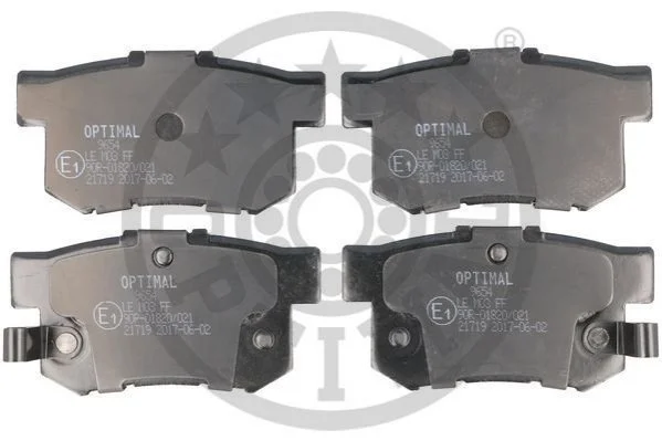 KLOCKI HAMULCOWE ACURA RSX COUPE (DC_), TL, VIGOR FIAT SEDICI (FY_) HONDA ACCORD 90-12 TYL SZT OPTIMAL BP09654 (фото 1)