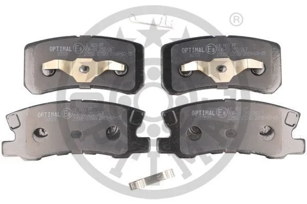 Колодки тормозные (задние) Citroen C4/Peugeot 4008 12-/Dodge/Jeep/Mitsubishi Outlander 06-/Pajero 91 OPTIMAL BP10537 (фото 1)