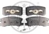 Колодки тормозные (задние) Citroen C4/Peugeot 4008 12-/Dodge/Jeep/Mitsubishi Outlander 06-/Pajero 91 OPTIMAL BP10537 (фото 1)