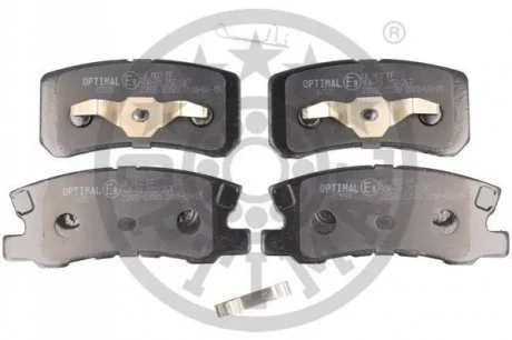 Колодки тормозные (задние) Citroen C4/Peugeot 4008 12-/Dodge/Jeep/Mitsubishi Outlander 06-/Pajero 91 OPTIMAL BP10537