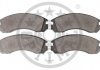 Колодки тормозные (передние) Citroen C-Crosser 07-/Mitsubishi Outlander/Pajero 98-/Lancer/L400 94-03 OPTIMAL BP10330 (фото 2)