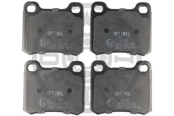 Колодки тормозные (задние) MB C-class (W202/S202)/E-class (W124/S124/C124) 93-00/MB 100 (W201) 85-93 OPTIMAL BP09423 (фото 1)