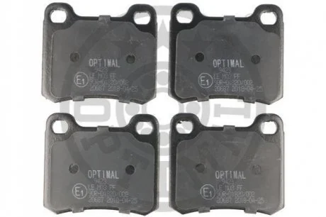 Колодки тормозные (задние) MB C-class (W202/S202)/E-class (W124/S124/C124) 93-00/MB 100 (W201) 85-93 OPTIMAL BP09423