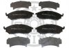 Колодки тормозные (передние) Renault Koleos 08-/Nissan Qashqai 07-13/Pathfinder/NP300/Murano 05- OPTIMAL BP12345 (фото 1)